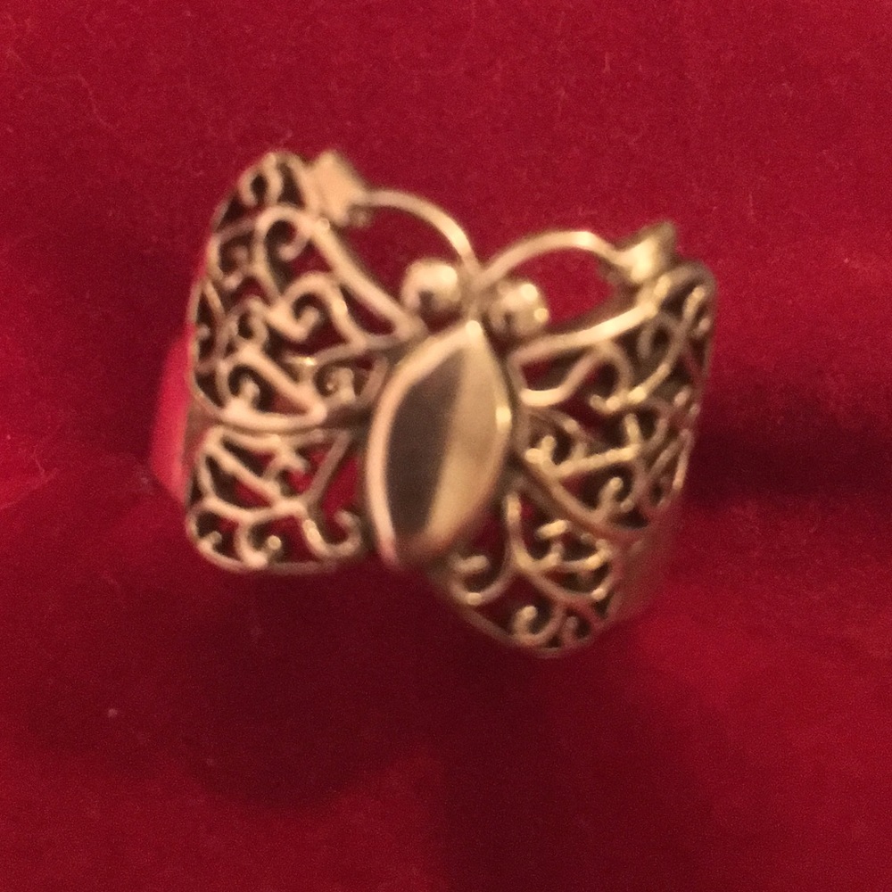925 Sterling Silver Butterfly Ring